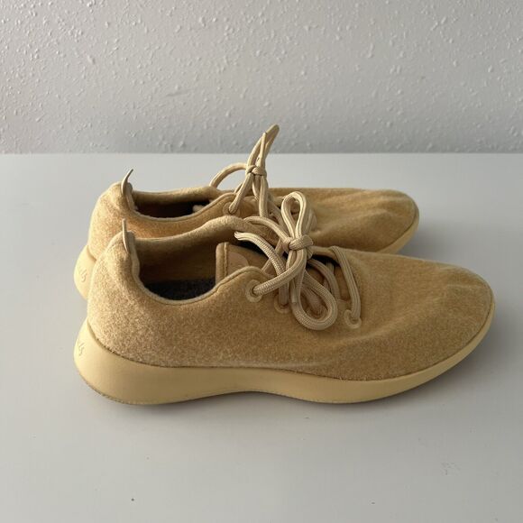 Allbirds Wool Runners WR Women’s Shoes Lace Up Sneakers‎ Yellow Size 9 W9 Merino - Picture 4 of 8